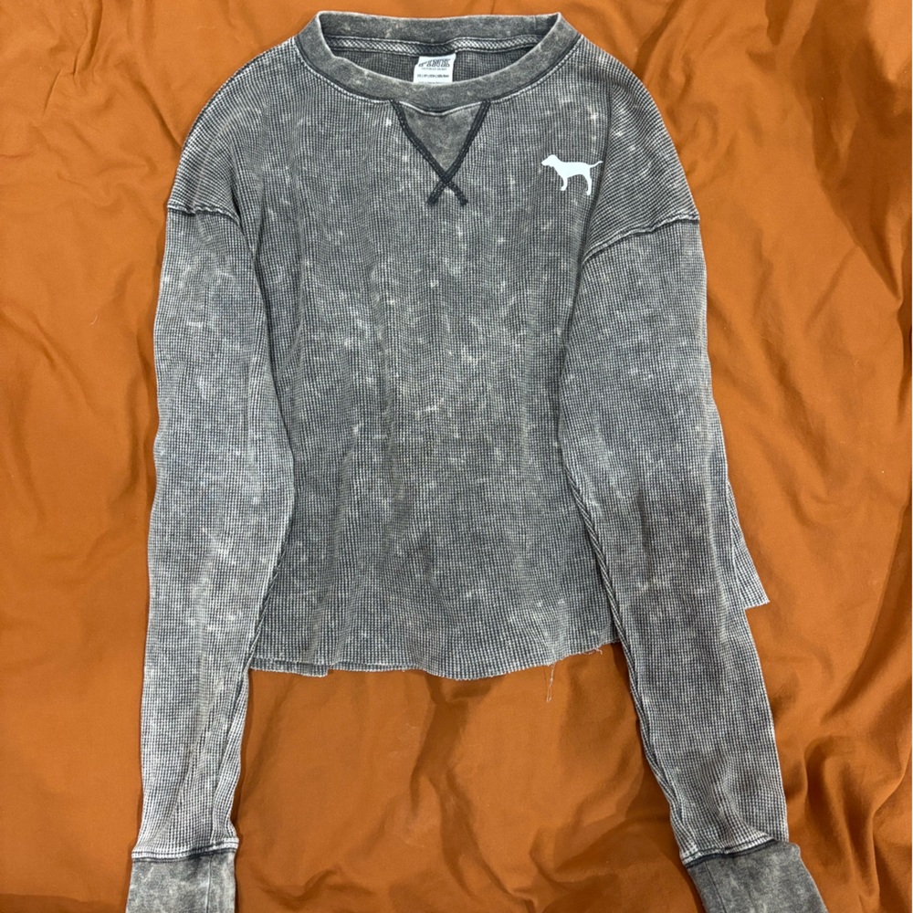 PINK Victoria's Secret Brown Long Sleeve Sweater